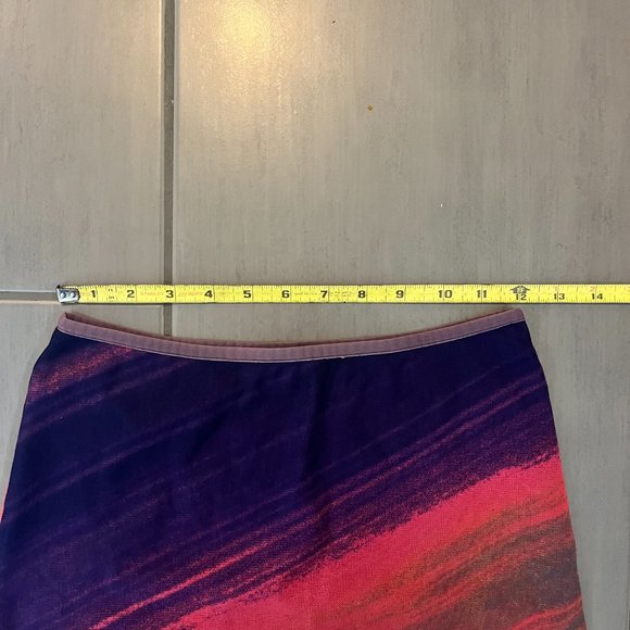 Vintage Vivienne Tam Abstract Mesh Maxi Skirt - Picture 2 of 4